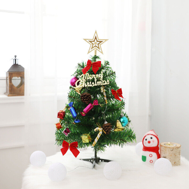 Small Mini Christmas Tree W  LED Lights Ornament